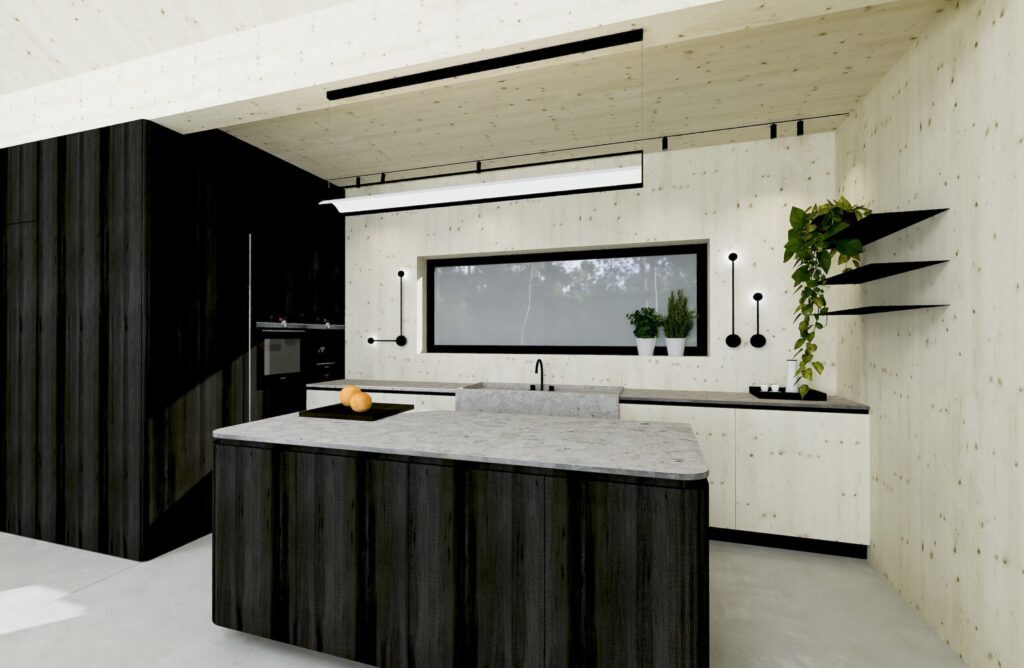 The Black Barn : kitchen